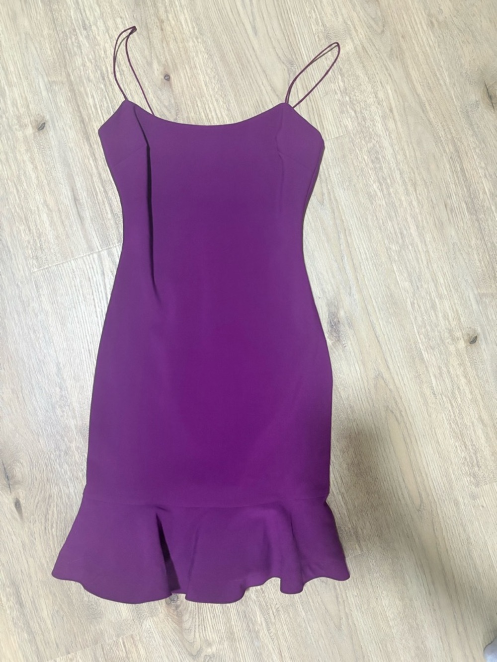 Likely Plum Spaghetti-Strap Slip Dress